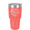 Love You to the Moon and Back - Laser Engraved Stainless Steel Drinkware - 1570 -