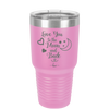 Love You to the Moon and Back - Laser Engraved Stainless Steel Drinkware - 1570 -