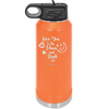 Love You to the Moon and Back - Laser Engraved Stainless Steel Drinkware - 1570 -