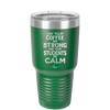 May Your Coffee Be Strong and Your Students Be Calm - Laser Engraved Stainless Steel Drinkware - 1572 -
