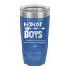 Mom of Boys - Laser Engraved Stainless Steel Drinkware - 1574 -
