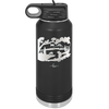 Mountain Lake Silhouette - Laser Engraved Stainless Steel Drinkware - 1575 -