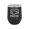 I'd Rather Be Fishing Flounder - Laser Engraved Stainless Steel Drinkware - 1587 -