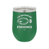 I'd Rather Be Fishing Flounder - Laser Engraved Stainless Steel Drinkware - 1587 -