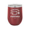 I'd Rather Be Fishing Flounder - Laser Engraved Stainless Steel Drinkware - 1587 -