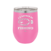 I'd Rather Be Fishing Flounder - Laser Engraved Stainless Steel Drinkware - 1587 -