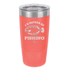 I'd Rather Be Fishing Flounder - Laser Engraved Stainless Steel Drinkware - 1587 -