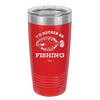 I'd Rather Be Fishing Flounder - Laser Engraved Stainless Steel Drinkware - 1587 -
