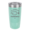 I'd Rather Be Fishing Flounder - Laser Engraved Stainless Steel Drinkware - 1587 -