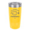 I'd Rather Be Fishing Flounder - Laser Engraved Stainless Steel Drinkware - 1587 -