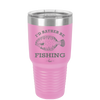 I'd Rather Be Fishing Flounder - Laser Engraved Stainless Steel Drinkware - 1587 -