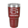 I'd Rather Be Fishing Flounder - Laser Engraved Stainless Steel Drinkware - 1587 -