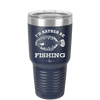 I'd Rather Be Fishing Flounder - Laser Engraved Stainless Steel Drinkware - 1587 -