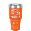 I'd Rather Be Fishing Flounder - Laser Engraved Stainless Steel Drinkware - 1587 -