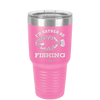 I'd Rather Be Fishing Flounder - Laser Engraved Stainless Steel Drinkware - 1587 -