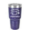I'd Rather Be Fishing Flounder - Laser Engraved Stainless Steel Drinkware - 1587 -