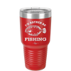 I'd Rather Be Fishing Flounder - Laser Engraved Stainless Steel Drinkware - 1587 -