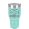 I'd Rather Be Fishing Flounder - Laser Engraved Stainless Steel Drinkware - 1587 -