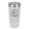 I'd Rather Be Fishing Muskie - Laser Engraved Stainless Steel Drinkware - 1588 -