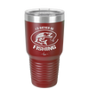 I'd Rather Be Fishing Muskie - Laser Engraved Stainless Steel Drinkware - 1588 -