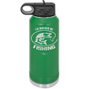I'd Rather Be Fishing Muskie - Laser Engraved Stainless Steel Drinkware - 1588 -