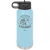 I'd Rather Be Fishing Muskie - Laser Engraved Stainless Steel Drinkware - 1588 -