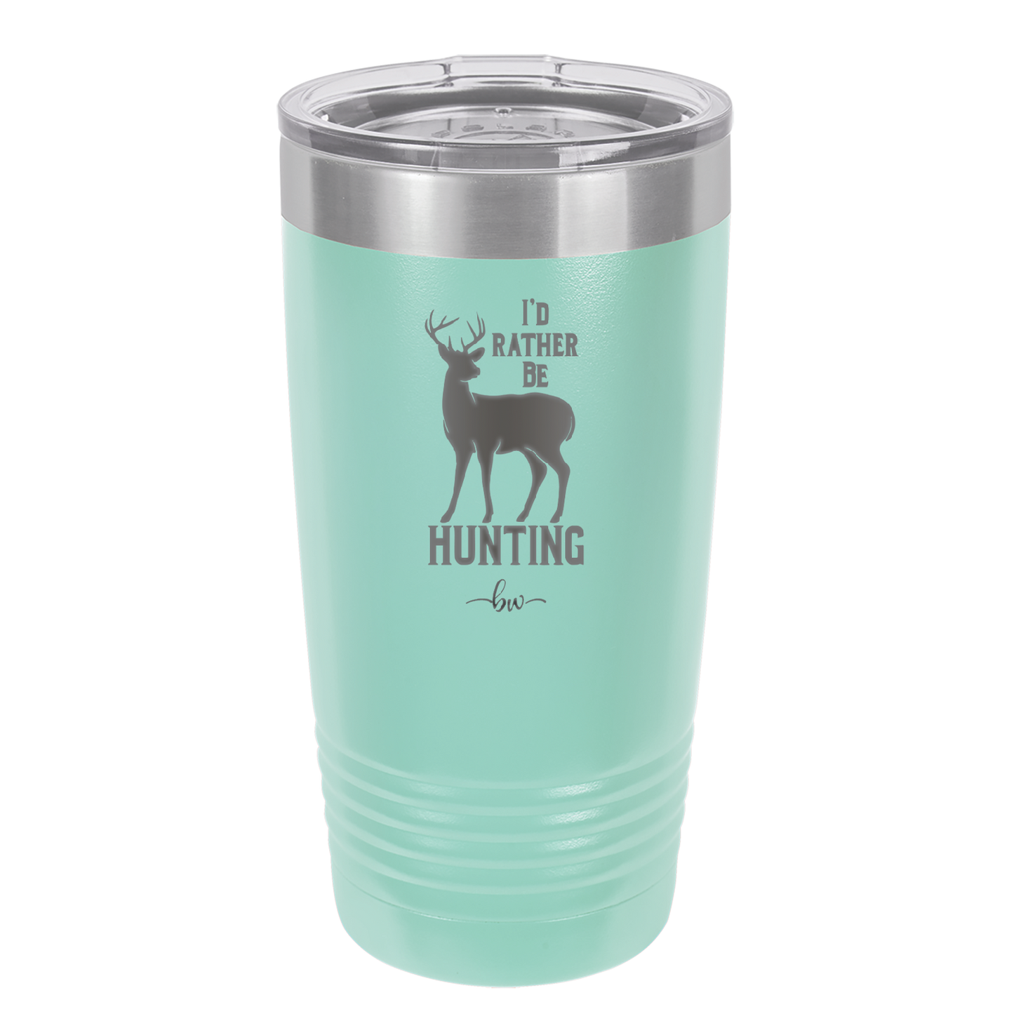 I'd Rather Be Hunting - Laser Engraved Stainless Steel Drinkware - 1589 -