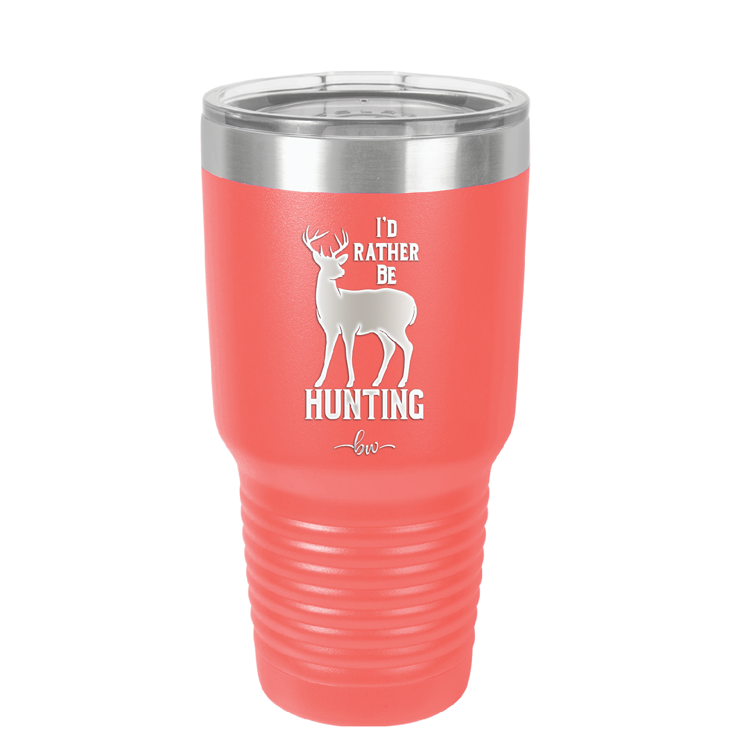 I'd Rather Be Hunting - Laser Engraved Stainless Steel Drinkware - 1589 -