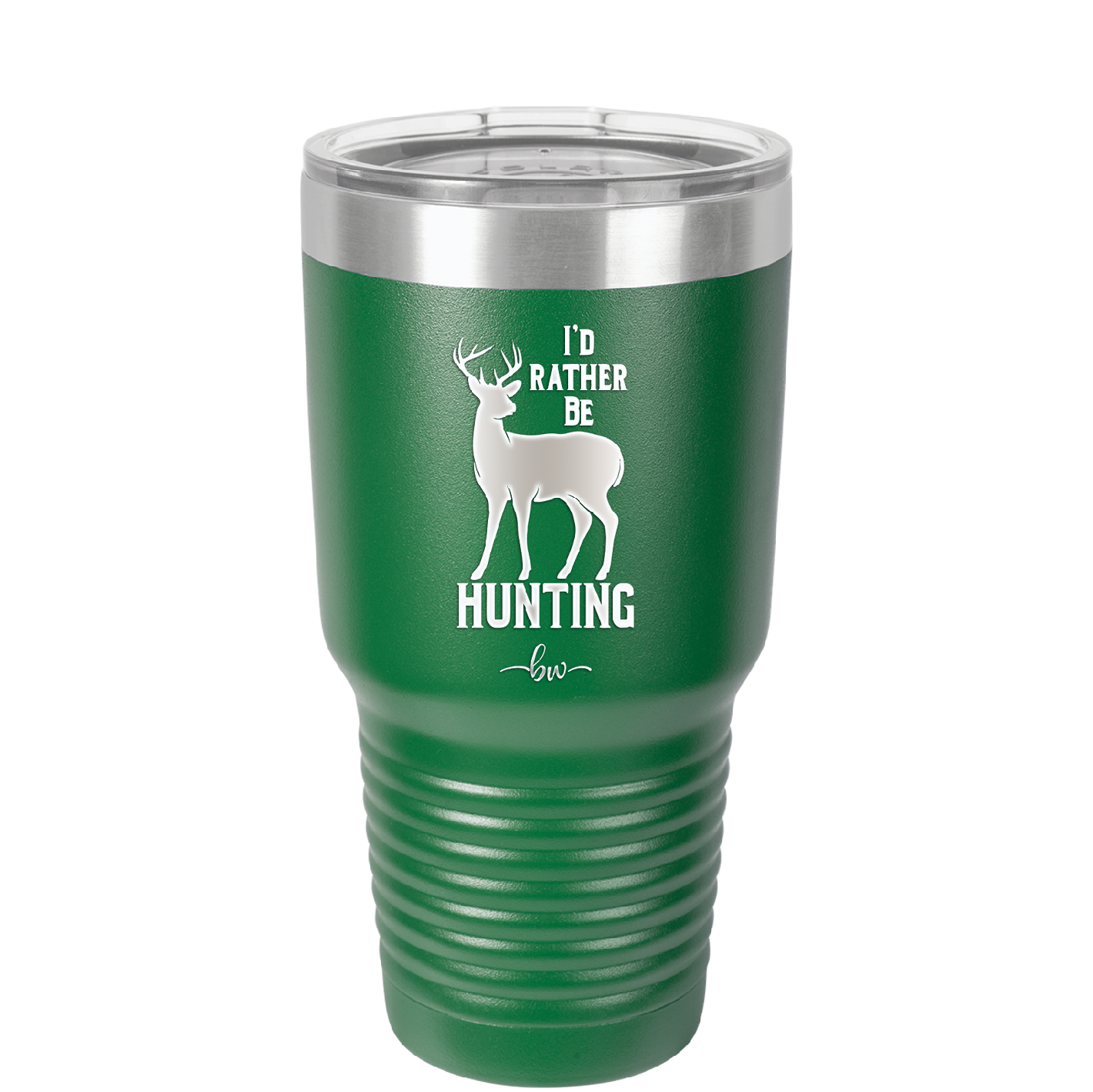 I'd Rather Be Hunting - Laser Engraved Stainless Steel Drinkware - 1589 -