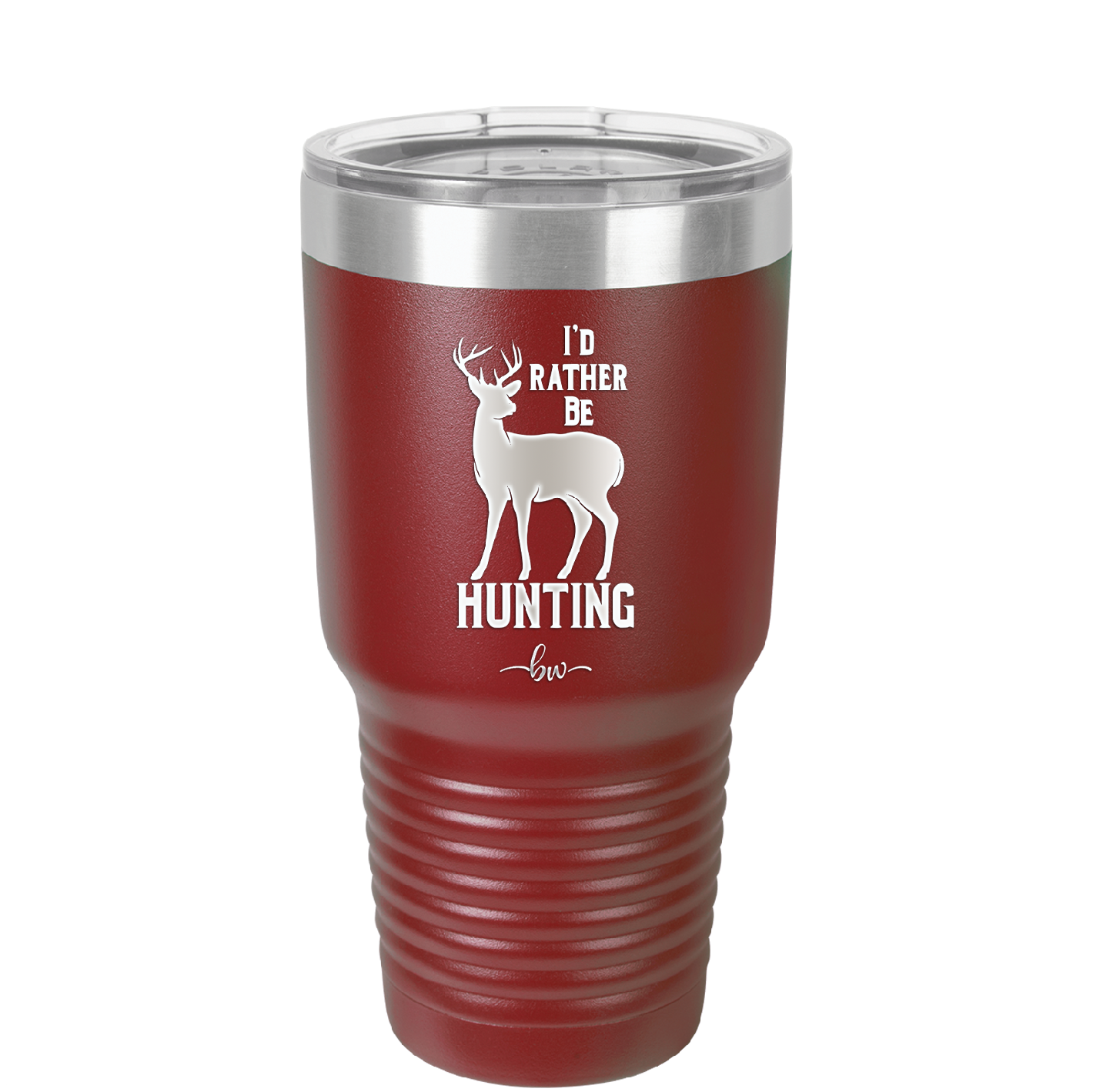 I'd Rather Be Hunting - Laser Engraved Stainless Steel Drinkware - 1589 -