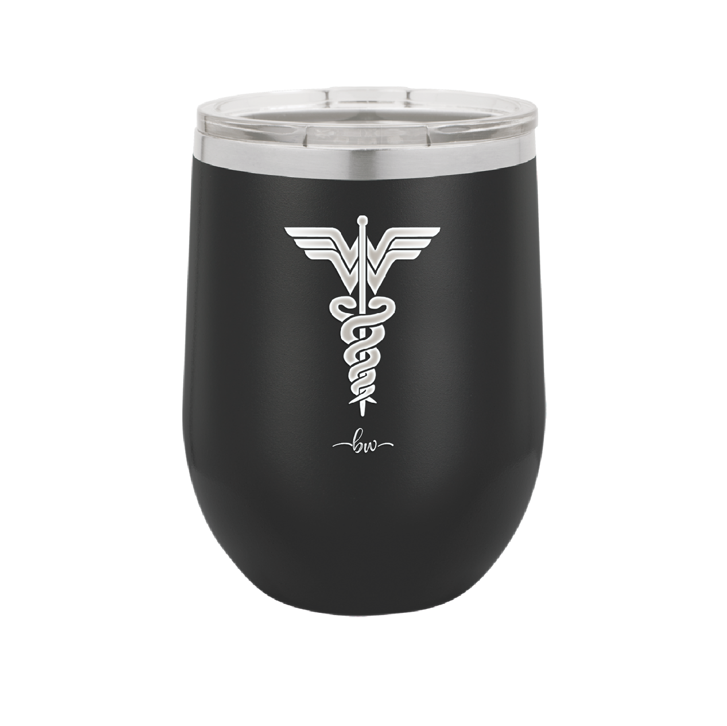 RN Wonder Woman Caduceus - Laser Engraved Stainless Steel Drinkware - 1592 -