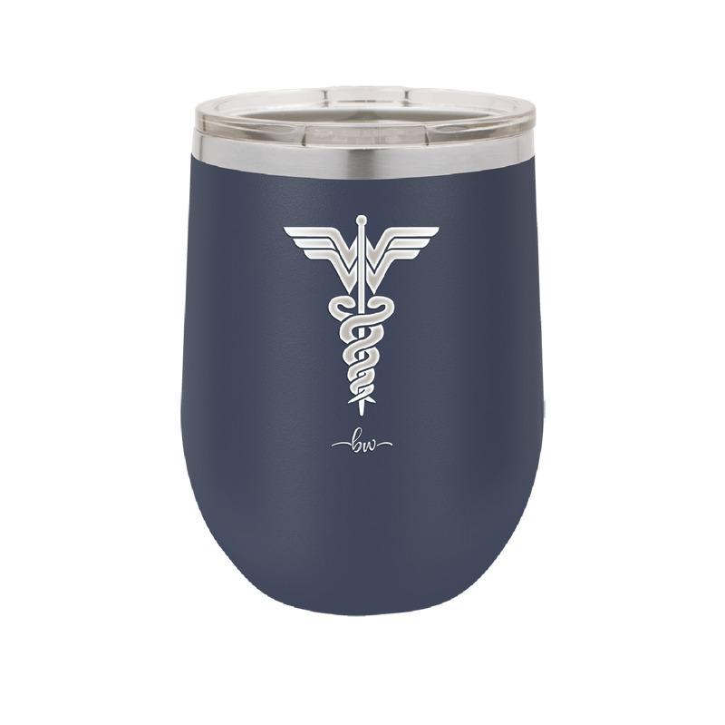 RN Wonder Woman Caduceus - Laser Engraved Stainless Steel Drinkware - 1592 -