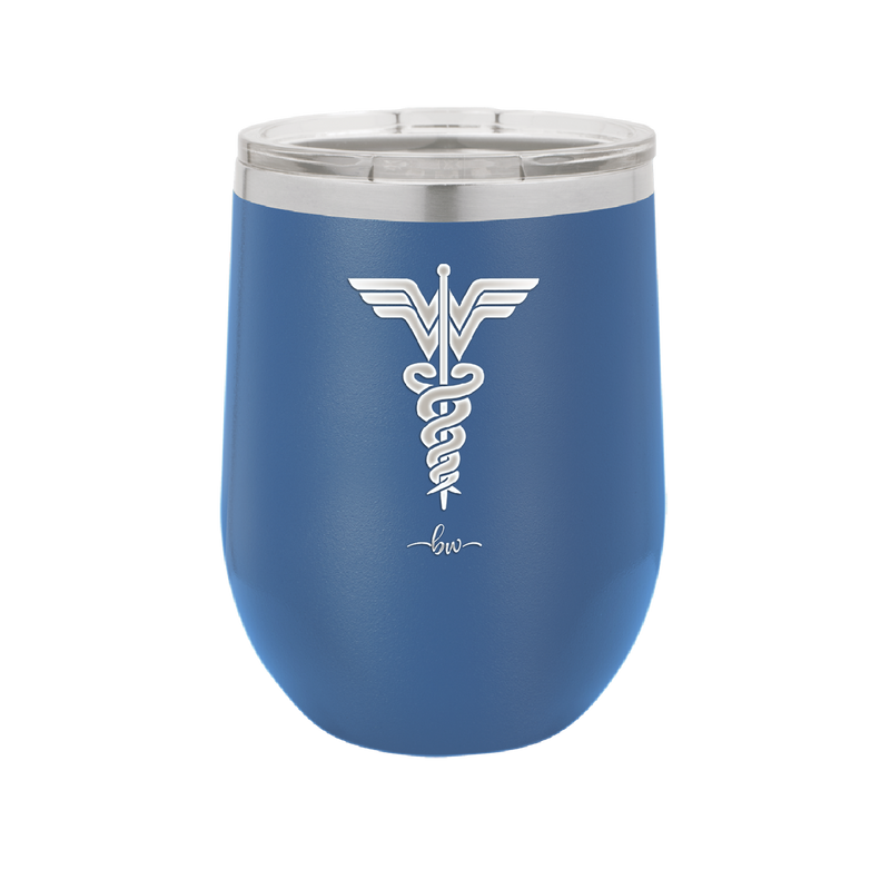 RN Wonder Woman Caduceus - Laser Engraved Stainless Steel Drinkware - 1592 -