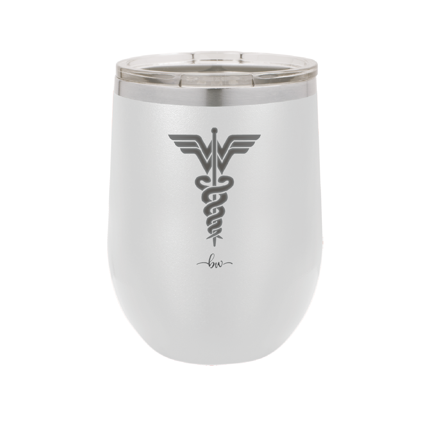 RN Wonder Woman Caduceus - Laser Engraved Stainless Steel Drinkware - 1592 -