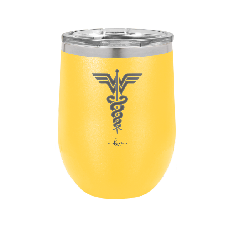 RN Wonder Woman Caduceus - Laser Engraved Stainless Steel Drinkware - 1592 -