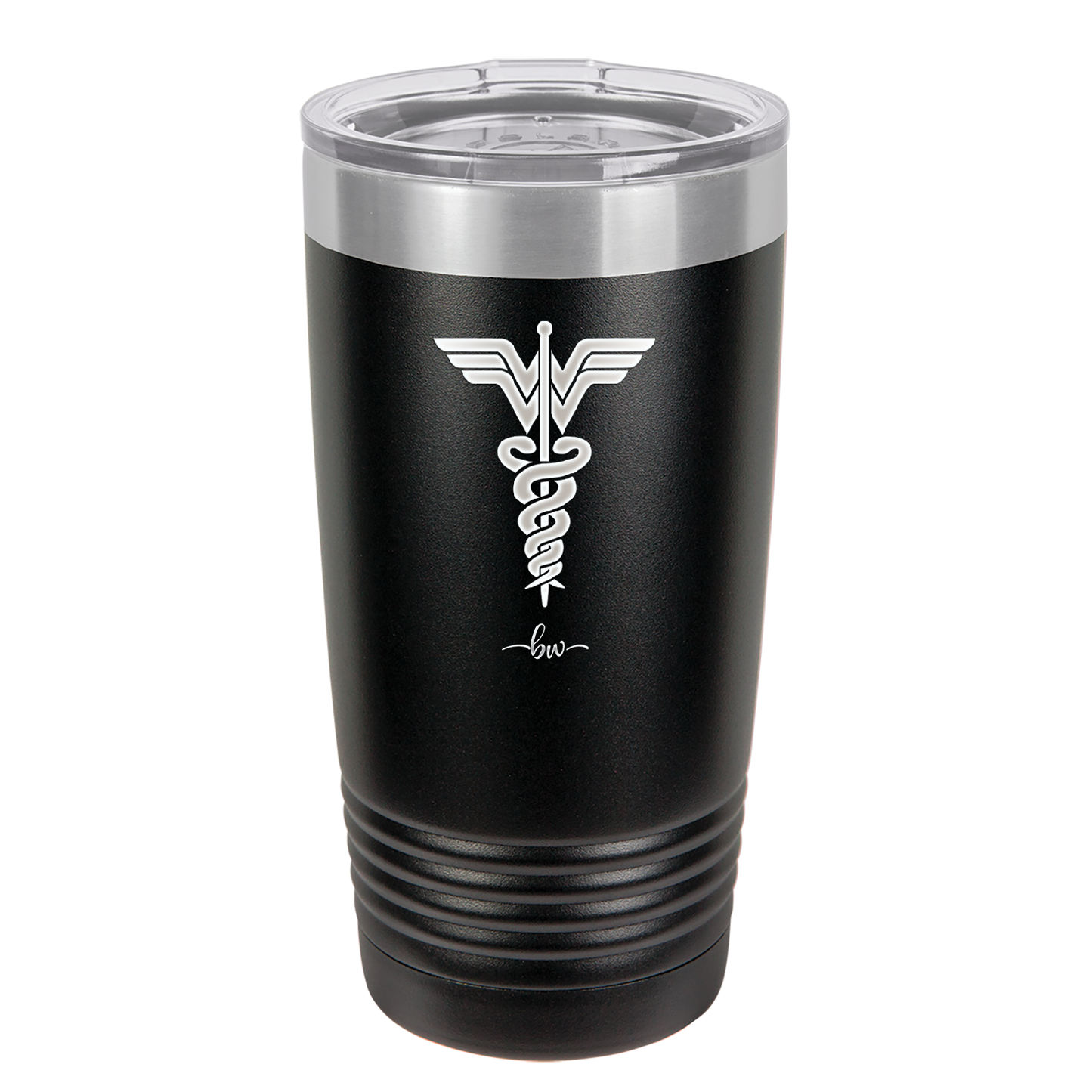 RN Wonder Woman Caduceus - Laser Engraved Stainless Steel Drinkware - 1592 -