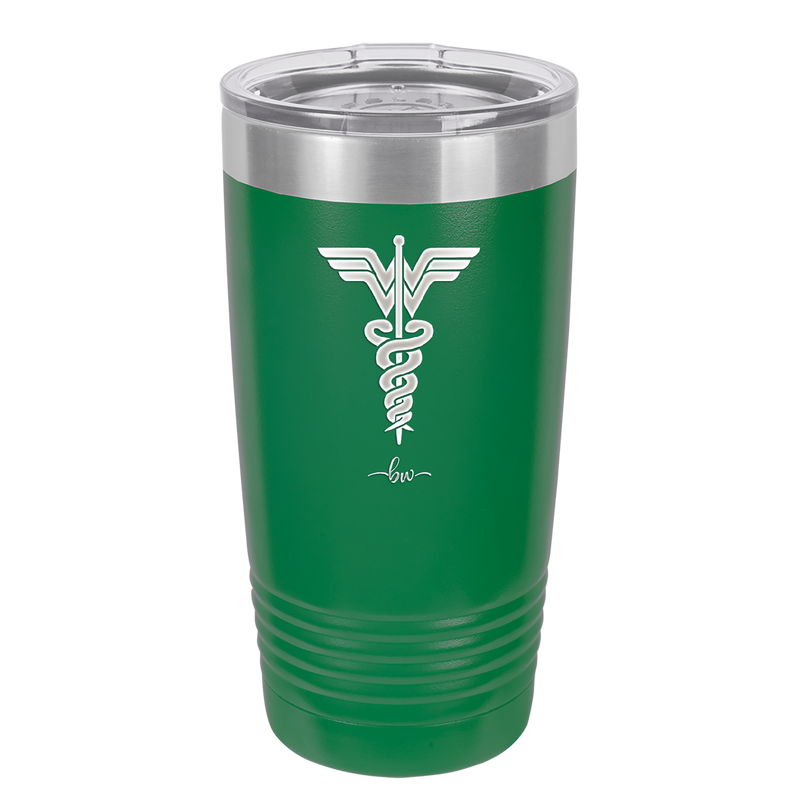 RN Wonder Woman Caduceus - Laser Engraved Stainless Steel Drinkware - 1592 -