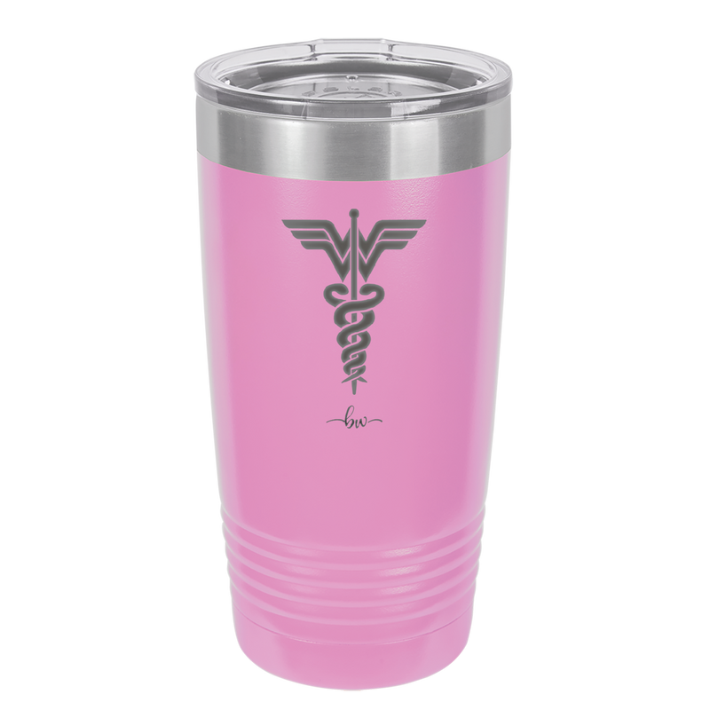 RN Wonder Woman Caduceus - Laser Engraved Stainless Steel Drinkware - 1592 -