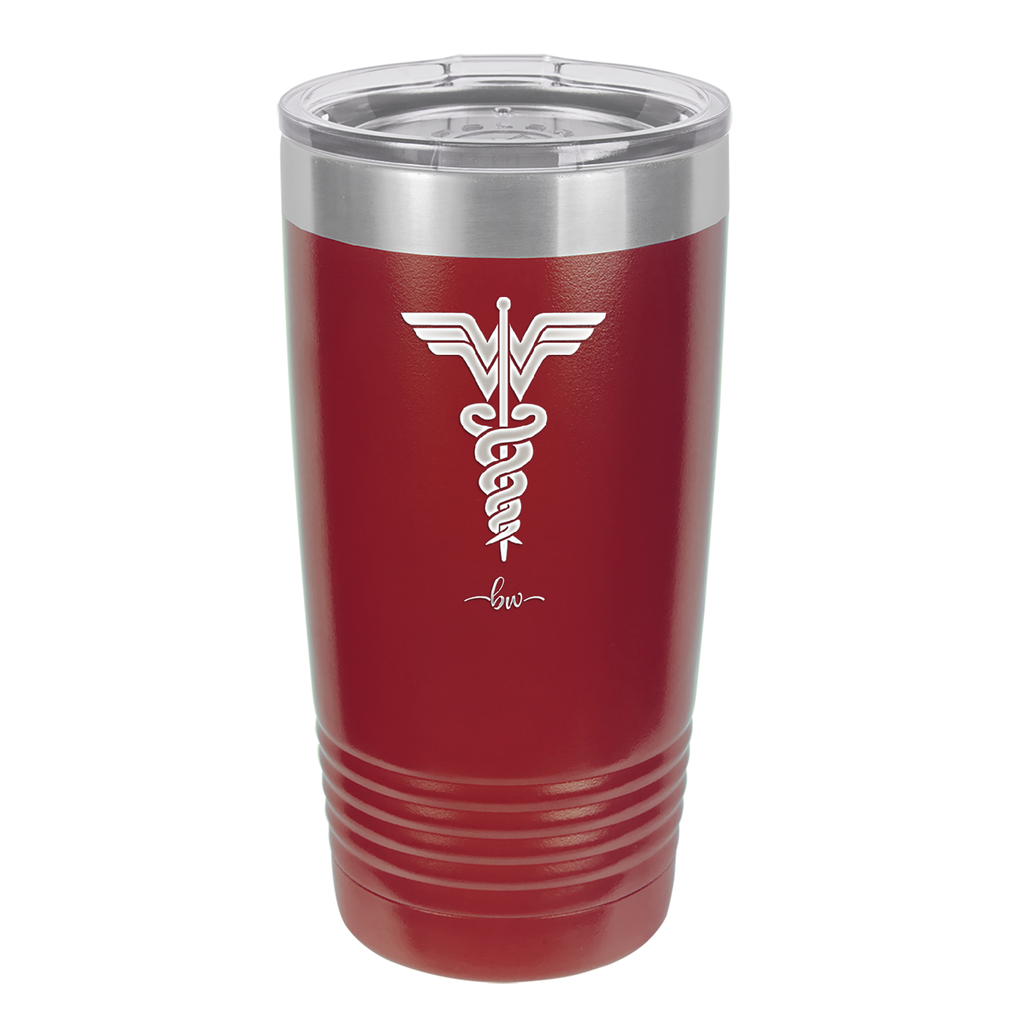 RN Wonder Woman Caduceus - Laser Engraved Stainless Steel Drinkware - 1592 -