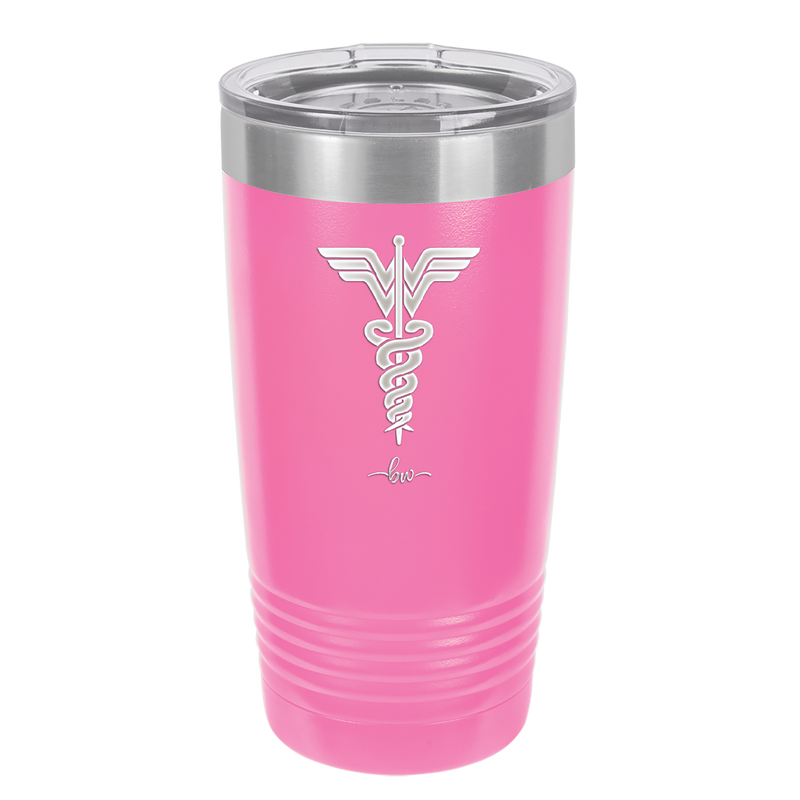 RN Wonder Woman Caduceus - Laser Engraved Stainless Steel Drinkware - 1592 -