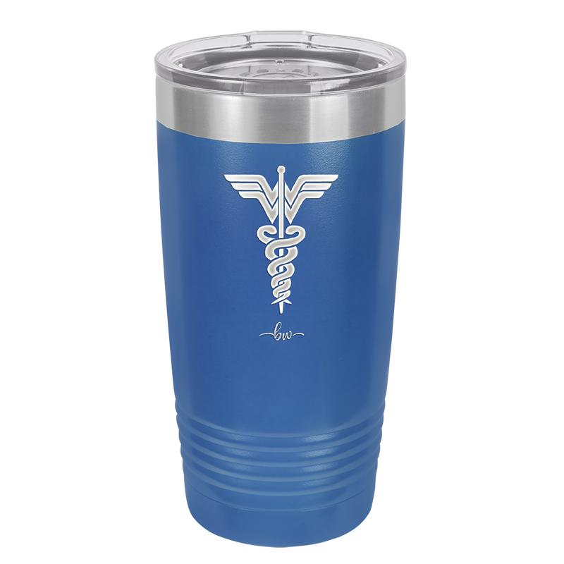 RN Wonder Woman Caduceus - Laser Engraved Stainless Steel Drinkware - 1592 -