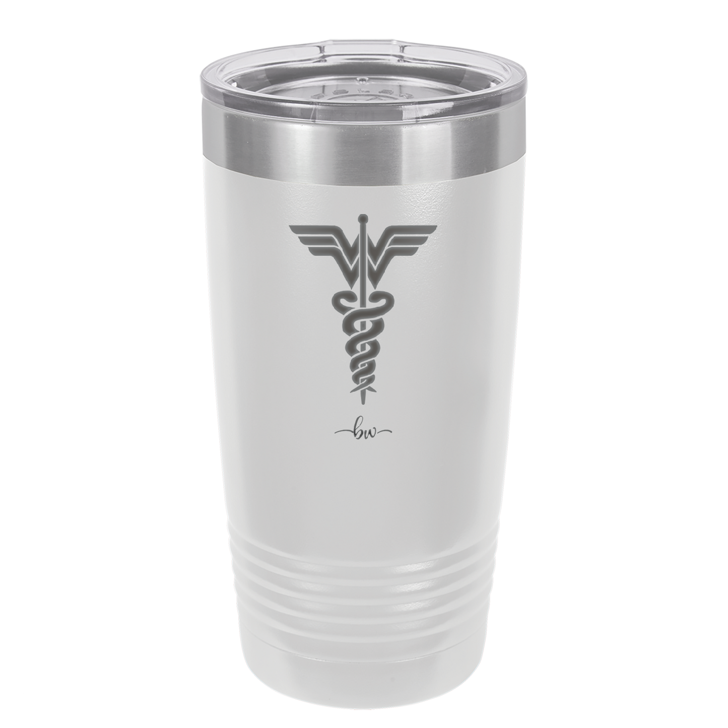 RN Wonder Woman Caduceus - Laser Engraved Stainless Steel Drinkware - 1592 -