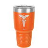 RN Wonder Woman Caduceus - Laser Engraved Stainless Steel Drinkware - 1592 -
