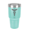 RN Wonder Woman Caduceus - Laser Engraved Stainless Steel Drinkware - 1592 -