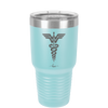RN Wonder Woman Caduceus - Laser Engraved Stainless Steel Drinkware - 1592 -