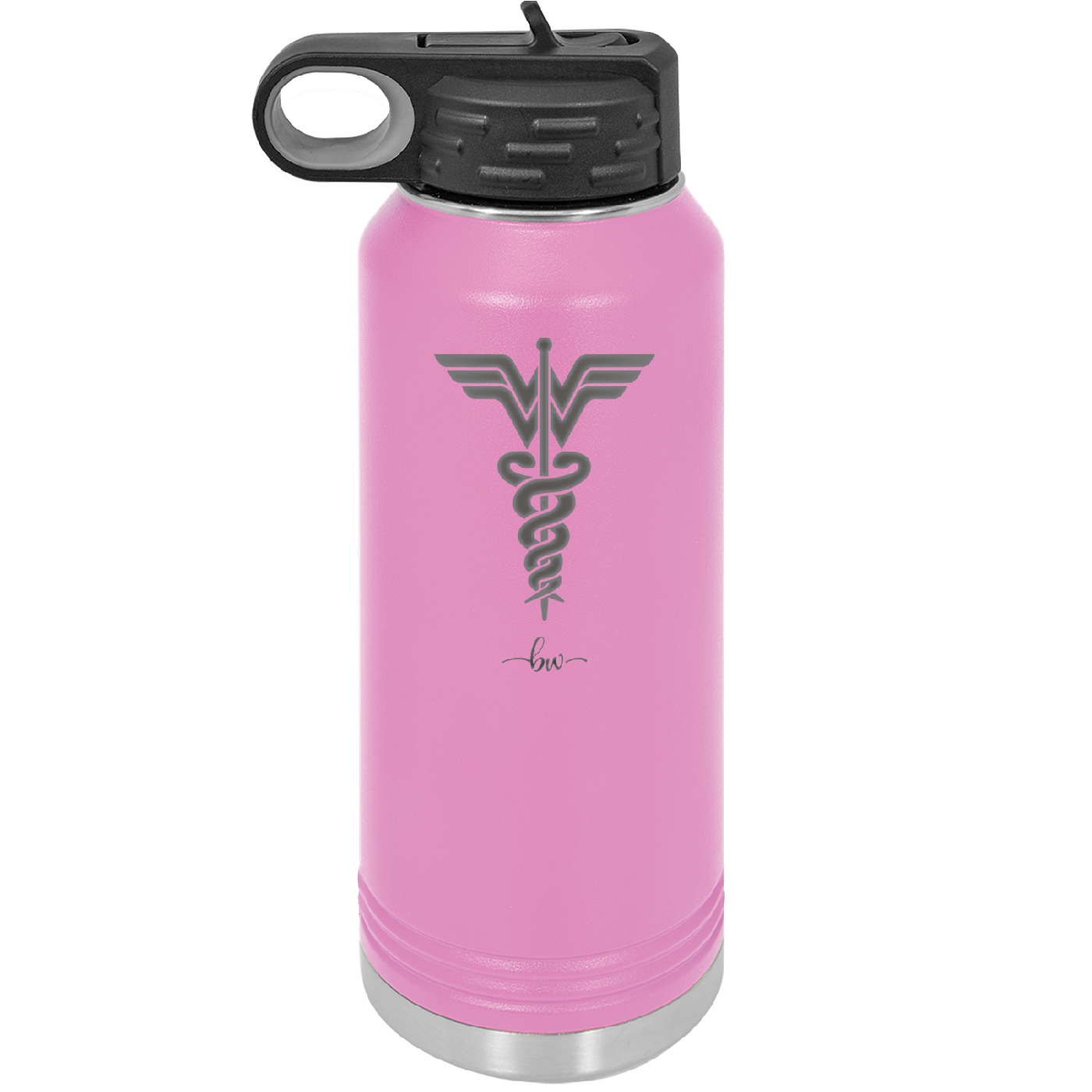 RN Wonder Woman Caduceus - Laser Engraved Stainless Steel Drinkware - 1592 -
