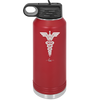 RN Wonder Woman Caduceus - Laser Engraved Stainless Steel Drinkware - 1592 -