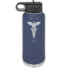RN Wonder Woman Caduceus - Laser Engraved Stainless Steel Drinkware - 1592 -