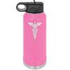 RN Wonder Woman Caduceus - Laser Engraved Stainless Steel Drinkware - 1592 -