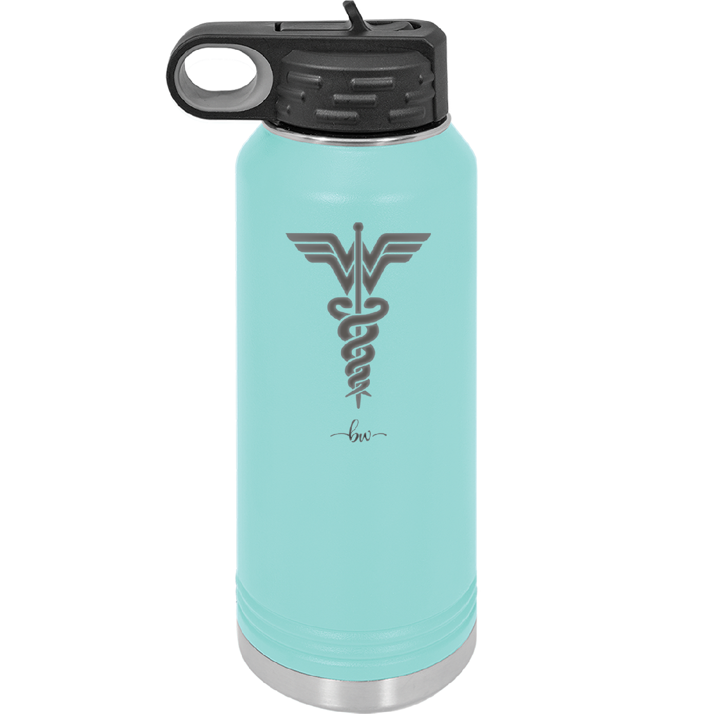 RN Wonder Woman Caduceus - Laser Engraved Stainless Steel Drinkware - 1592 -